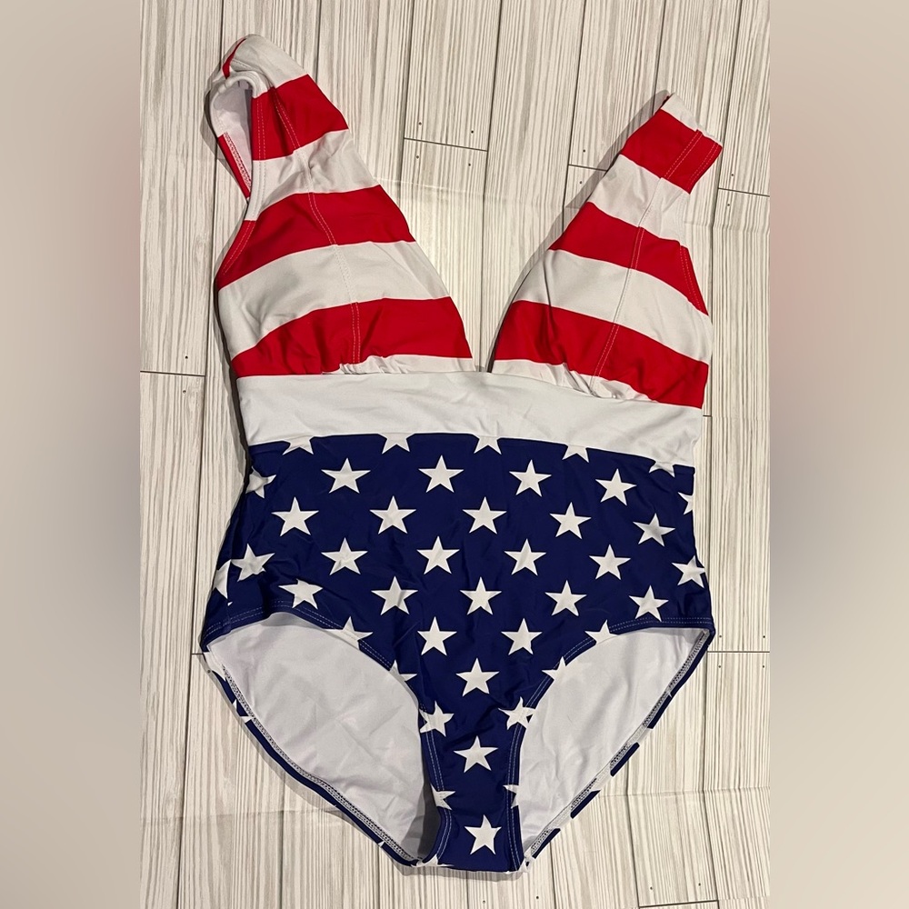 Dixxon Women’s one piece Bathing Suit Size L